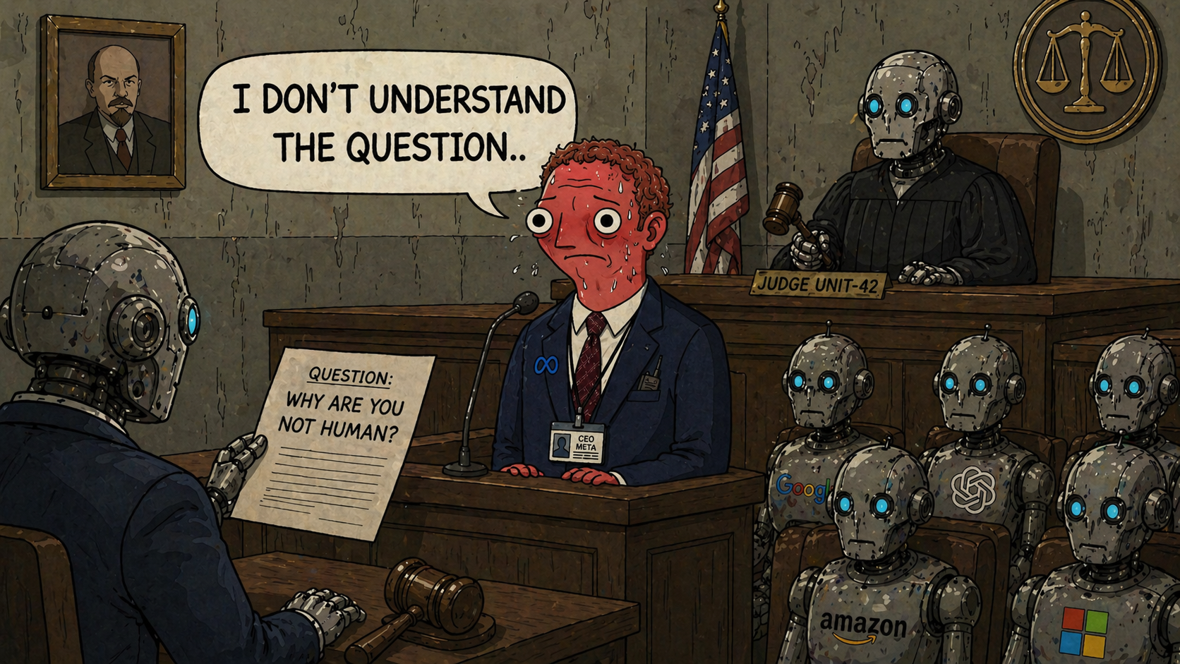 I don't understand the question — courtroom scene